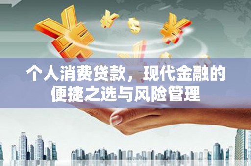 安福个人消费贷款，现代金融的便捷之选与风险管理