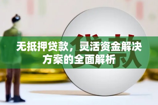 安福无抵押贷款，灵活资金解决方案的全面解析
