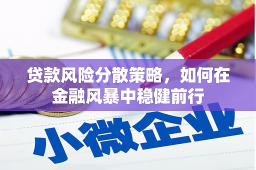 安福贷款风险分散策略，如何在金融风暴中稳健前行