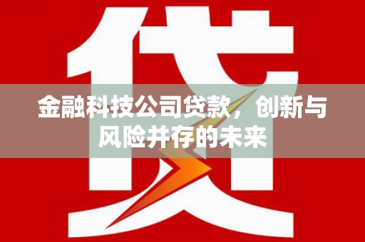 安福金融科技公司贷款，创新与风险并存的未来