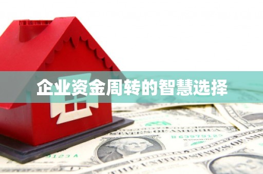 安福企业资金周转的智慧选择