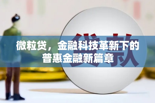 安福微粒贷，金融科技革新下的普惠金融新篇章