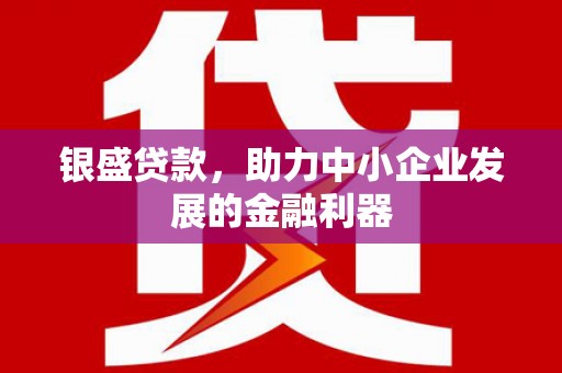 安福银盛贷款，助力中小企业发展的金融利器
