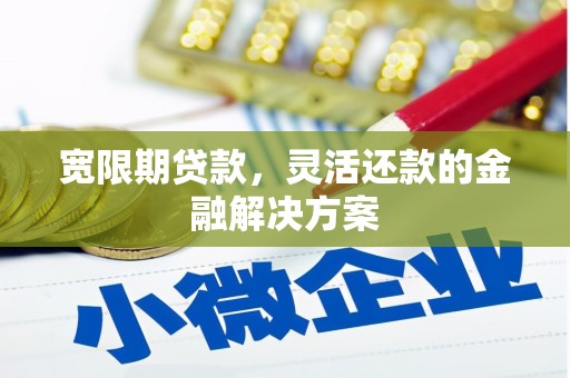 安福宽限期贷款，灵活还款的金融解决方案