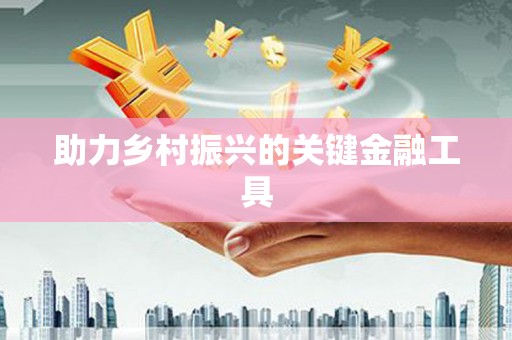 安福助力乡村振兴的关键金融工具