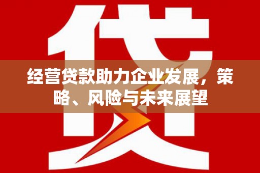 安福经营贷款助力企业发展，策略、风险与未来展望