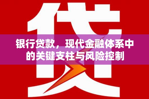 安福银行贷款，现代金融体系中的关键支柱与风险控制