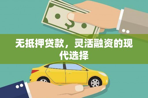 安福无抵押贷款，灵活融资的现代选择