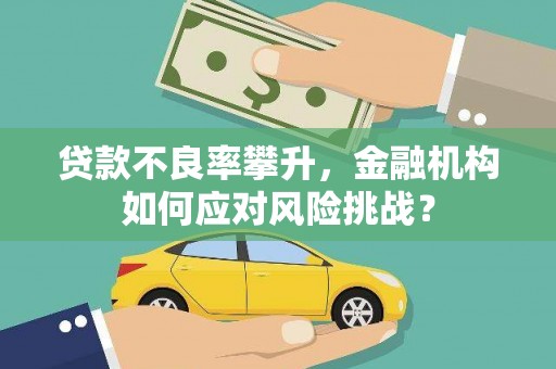 安福贷款不良率攀升，金融机构如何应对风险挑战？